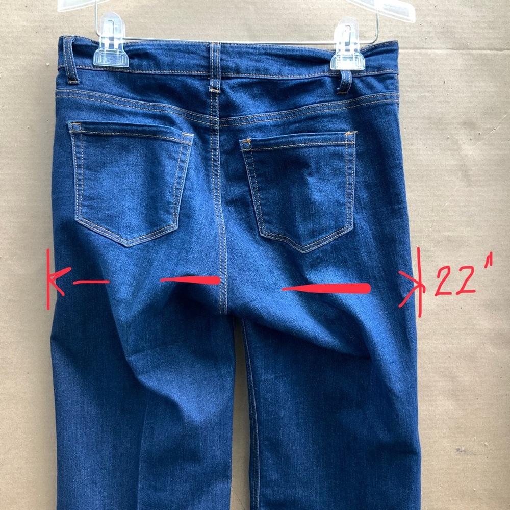 WOMENS WAX DENIM STRETCH JEANS. Boot Cut. - Picture 9 of 11